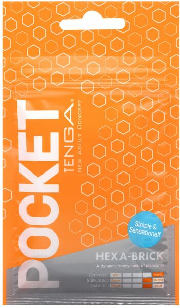 Мастурбатор TENGA Pocket Hexa-Brick