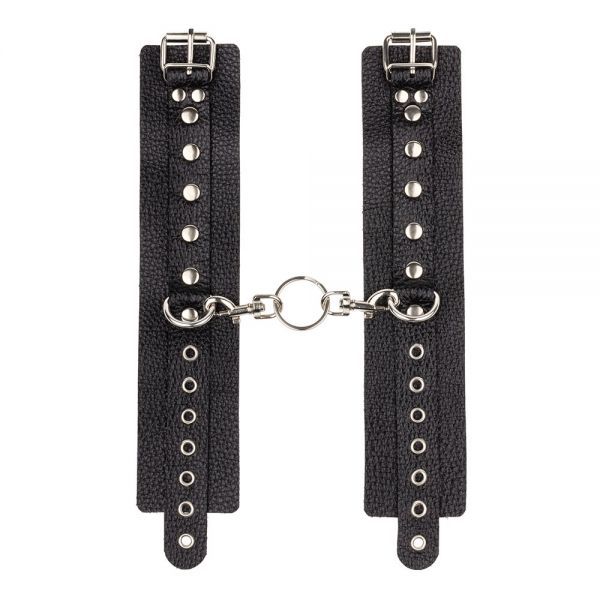 Наручники Leather Double Fix Hand Cuffs, Black