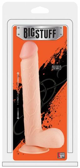 Фаллоимитатор BIGSTUFF 11INCH, FLESH