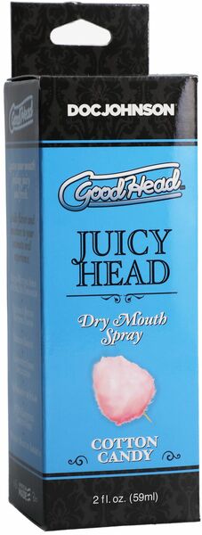 Doc Johnson GOODHEAD - JUICY HEAD - DRY MOUTH SPRAY - COTTON CANDY 2 FL. OZ
