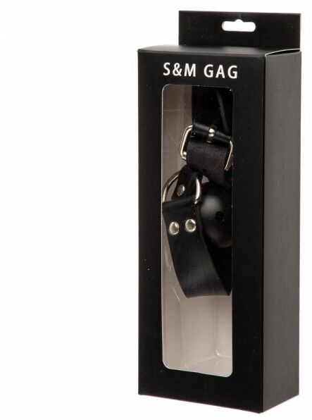 F61425 Кляп Loveshop BREATHABLE BALL GAG BLACK