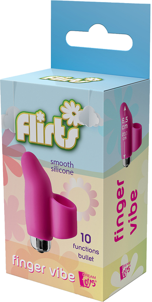 Насадка на палец с вибрацией Dream Toys FLIRTS FINGER VIBE PINK
