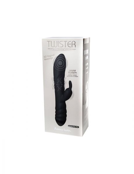 Вибратор кролик со спиральным 3D-массажем Adrien Lastic Twister