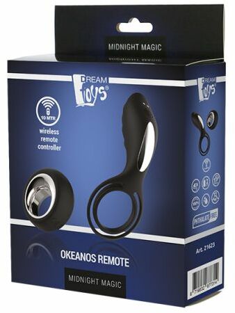 Вибростимулятор с беспроводным пультом MAGIC OKEANOS REMOTE