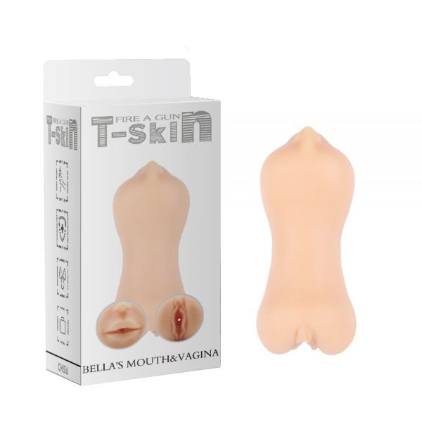 Мастурбатор Mouth and Vagina, Flesh