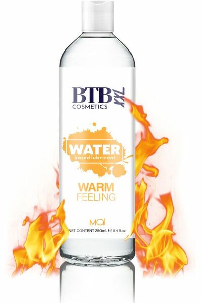 Разогревающая смазка на водной основе BTB WARM FEELING (250 мл)