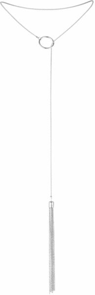 Цепочка для тела Bijoux Indiscrets Magnifique Tickler Pendant Chain - Silver, украшение для тела
