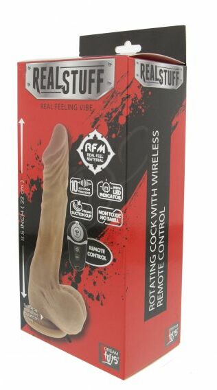 DT20891 Вибромассажер REALISTX 8.5INCH ROTATING REMOTE VIBE