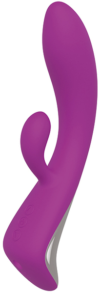 Двойной вибратор Dream Toys VIBES OF LOVE ROCKING BUNNY PURPLE