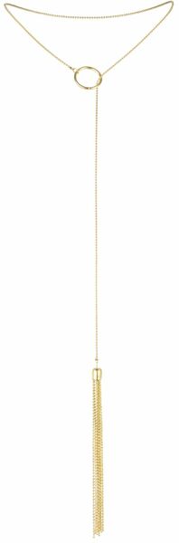 Цепочка для тела Bijoux Indiscrets Magnifique Tickler Pendant Chain - Gold, украшение для тела