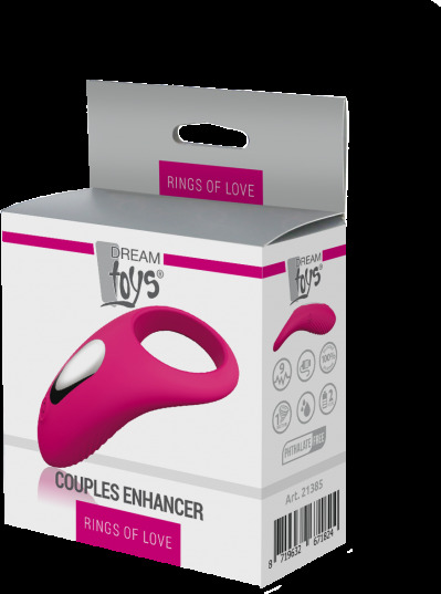 DT21385 Эрекционное кольцо RINGS OF LOVE COUPLES ENHANCER MAGENTA
