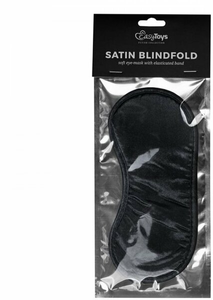 Маска на глаза EasyToys Black Satin Eye Mask