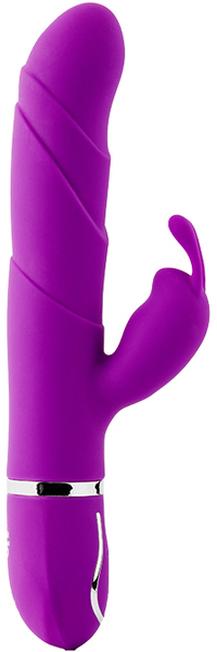 Двойной вибратор кролик Dream Toys VIBES OF LOVE FLORAL FANTASY PURPLE
