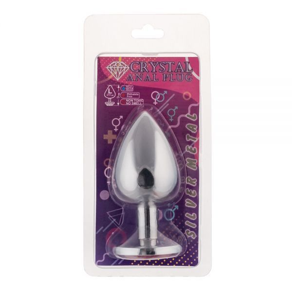 Анальная пробка,Silver Sapphire, L