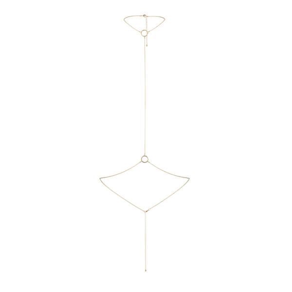 Цепочка на шею и пояс Bijoux Indiscrets Magnifique I Body Chain - Gold, украшение на тело