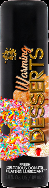 Съедобный лубрикант 4 в 1 WET Warming Desserts Fresh Delicious Donuts (со вкусом пончиков) 89 мл