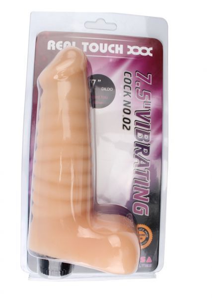 Вибромассажер 7.5" Vibrating Cock No.02