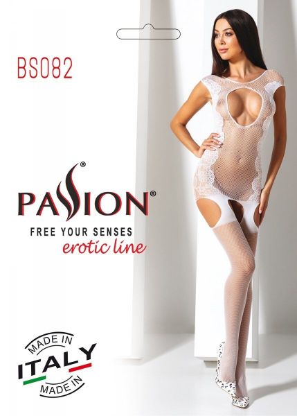 Бодистокинг Passion BS082 white