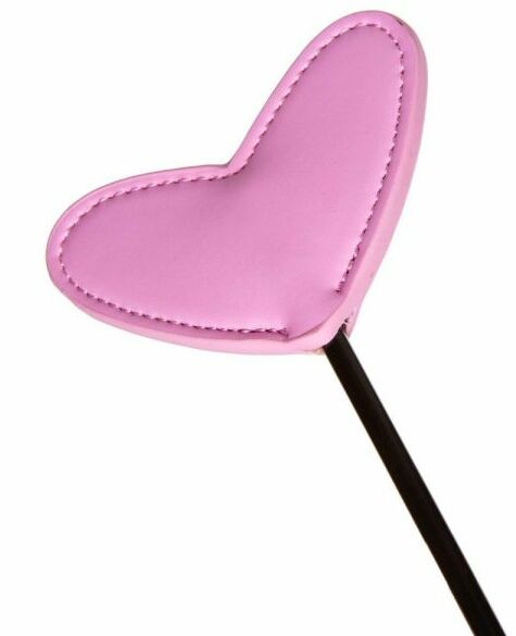 F61281 Стек в виде сердца с пушком Carrot and Stick PINK