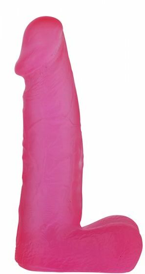 Фаллоимитатор XSkin 6 PVC dong - Transparent, PINK