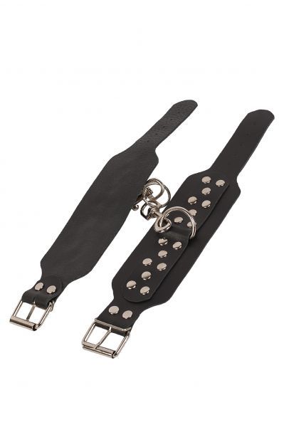 Оковы Leather Leg Cuffs, Black