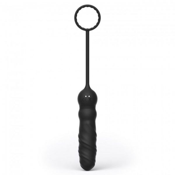 Анальный вибратор Dorcel Deep Seeker с эрекционным кольцом и пультом ДУ
