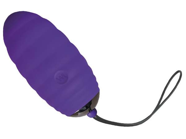 Виброяйцо Adrien Lastic Ocean Breeze Purple с пультом ДУ, 10 режимов работы