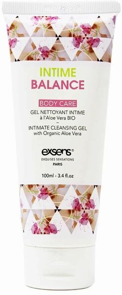 Гель для интимной гигиены Exsens Intime Balance, 100 мл., с экстрактом листьев органического алоэ