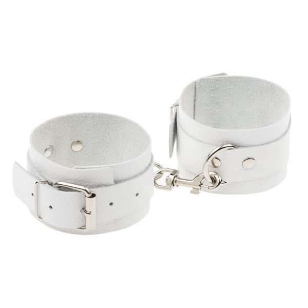 Оковы Leather Standart Leg Cuffs, White