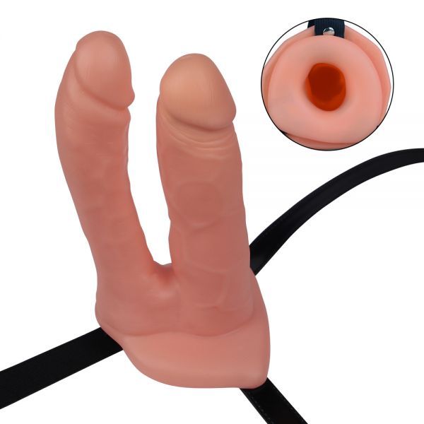 Страпон двойной Unisex Hollow Strap On