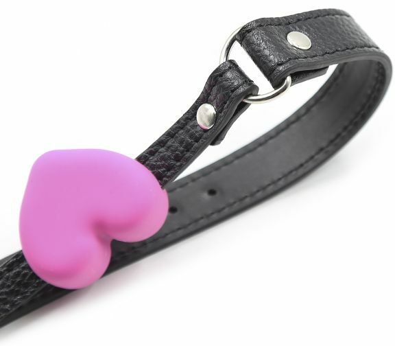 F61287 Кляп сердце Silicone Luxury Fetish Pink