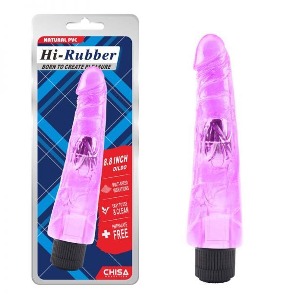 Вибромассажер 8.8 Inch Dildo, Purple