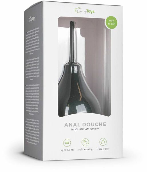 Анальный душ Easytoys Black Anal Douche - Large