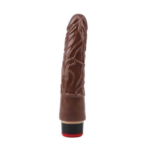 Вибромассажер 7.7” Vibe Cock, Brown