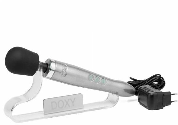 Вибромассажер-Микрофон в металлическом корпусе Doxy Die Cast Metal, Silver