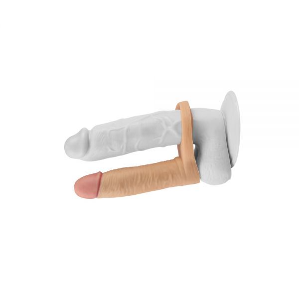 Анальная насадка с вибрацией 5.8 " The Ultra Soft Double-Vibrating, Flesh