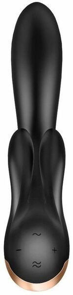 Вибратор кролик Satisfyer Double Flex Black