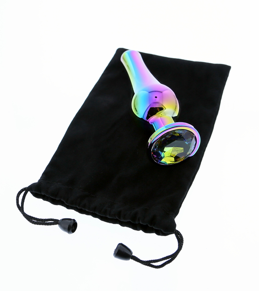 DT21822 Анальная пробка конической формы Dream Toys GLEAMING LOVE COLOURED PLEASURE PLUG L