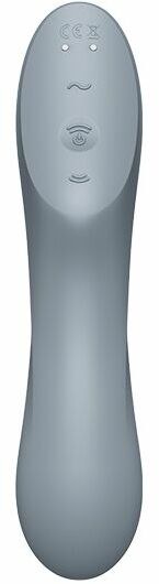 Вакуумный стимулятор с вибрацией Satisfyer Curvy Trinity 3 BlueGrey