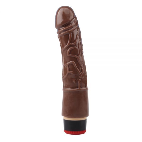 Вибромассажер 7.7” Vibe Cock, Brown