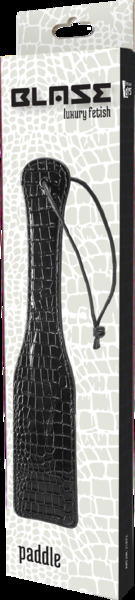Шлепалка BLAZE LUXURY PADDLE CROCO BLACK