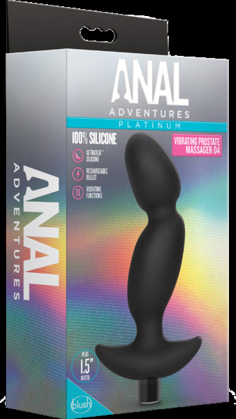 Массажер простаты Blush Anal Adventures Platinum 04 Silicone Vibrating Prost