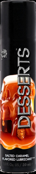 Съедобный лубрикант WET Desserts Salted Caramel (соленая карамель), 30мл