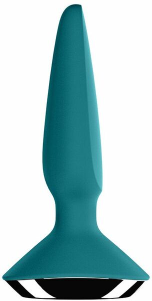 Анальная смарт-вибропробка Satisfyer Plug-ilicious 1 Petrol