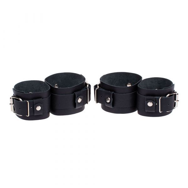 Фиксатор для запястий и лодыжек Fixation Me Ankle, Smooth Black