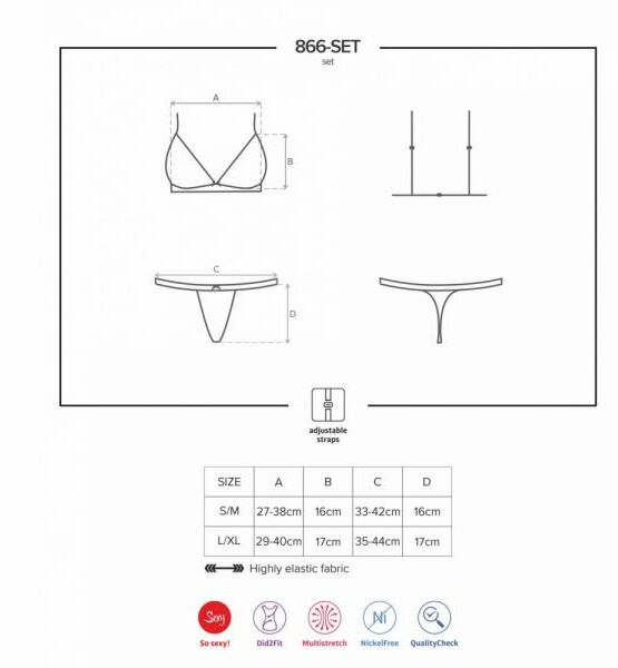 Комплект 866-SET-1 set 2-pcs S/M