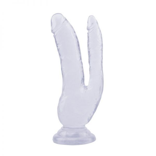 Фаллоимитатор двойной 8.0 Inch Dildo, Clear