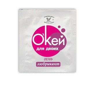 Гель-лубрикант без цвета и запаха О`кей для двоих, 4 г