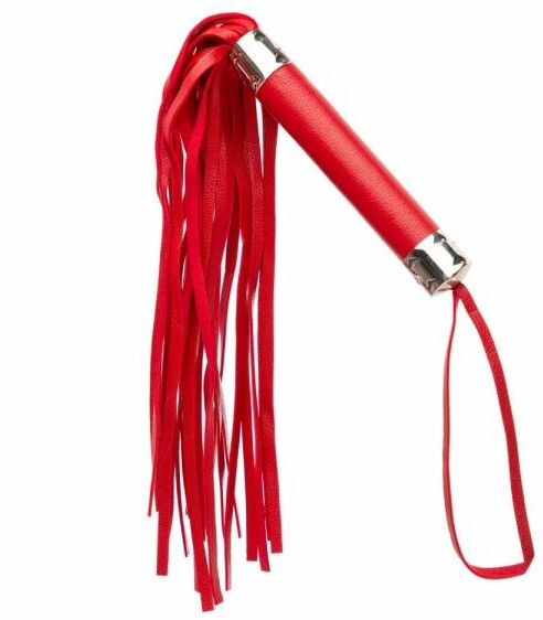 F61424 Плетка из экокожи FLOGGER RED