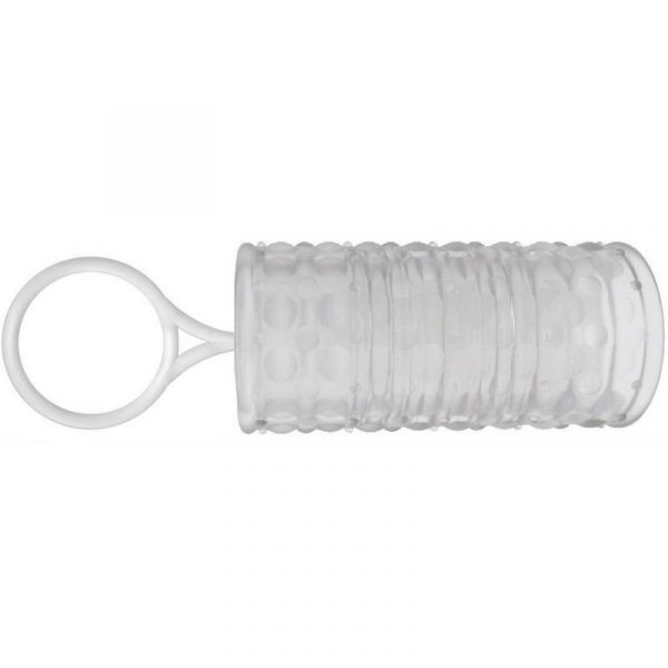 Насадка на член Dorcel Mr Reverse XL с кольцом для мошонки, стимулирующий рельеф